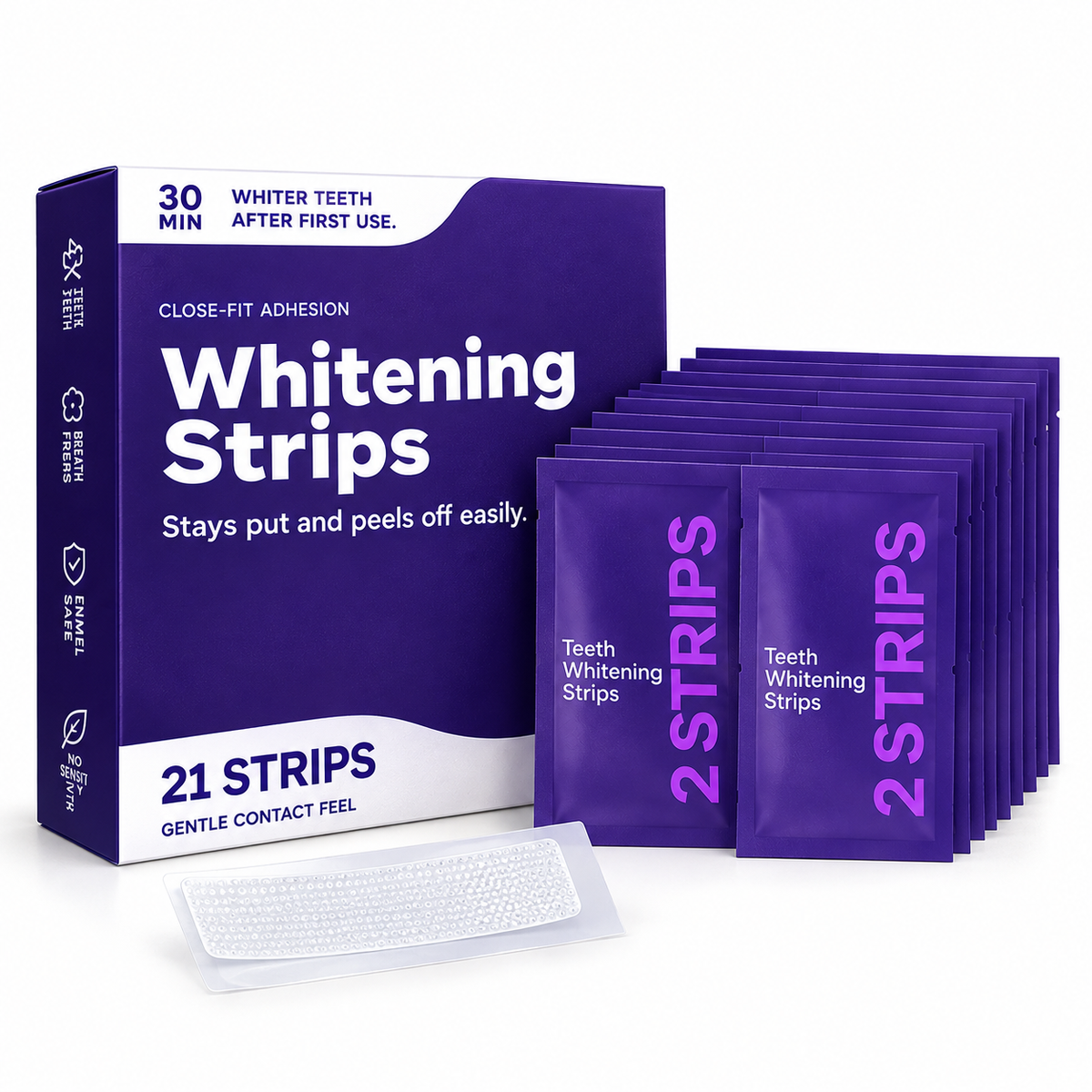 Teeth Whitening Strips (21pcs 1box)